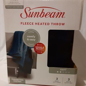 Sunbeam Fleece Heated Throw